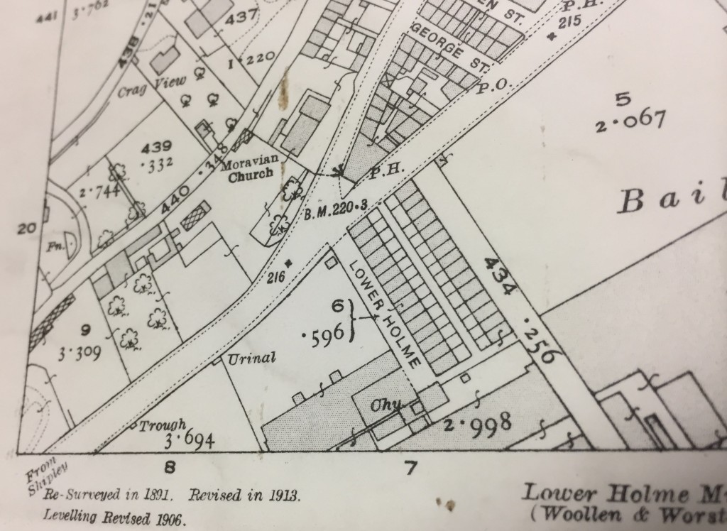 Lower Holme cottages 1913